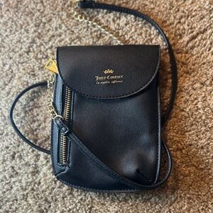 Juicy Couture Black Crossbody with Gold Accents